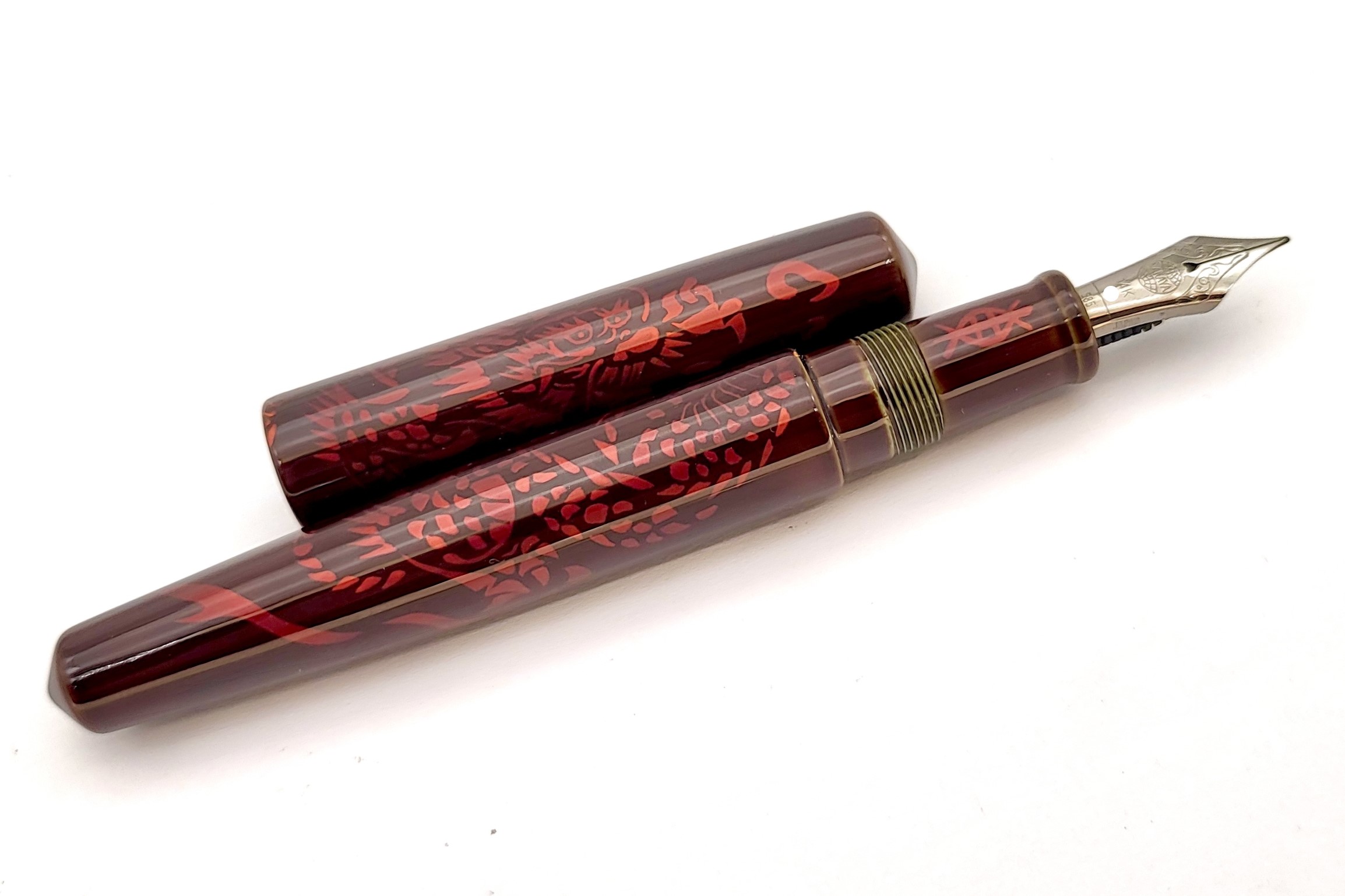 NakayaPiccoloLongCigarTamesukashiShishinFourGodsSeiryuBlueDragonHekiTameFP_E